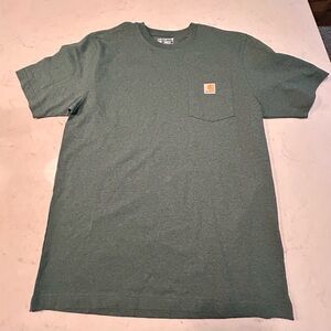 Carhartt Men's Heather Green Short Sleeve Tee